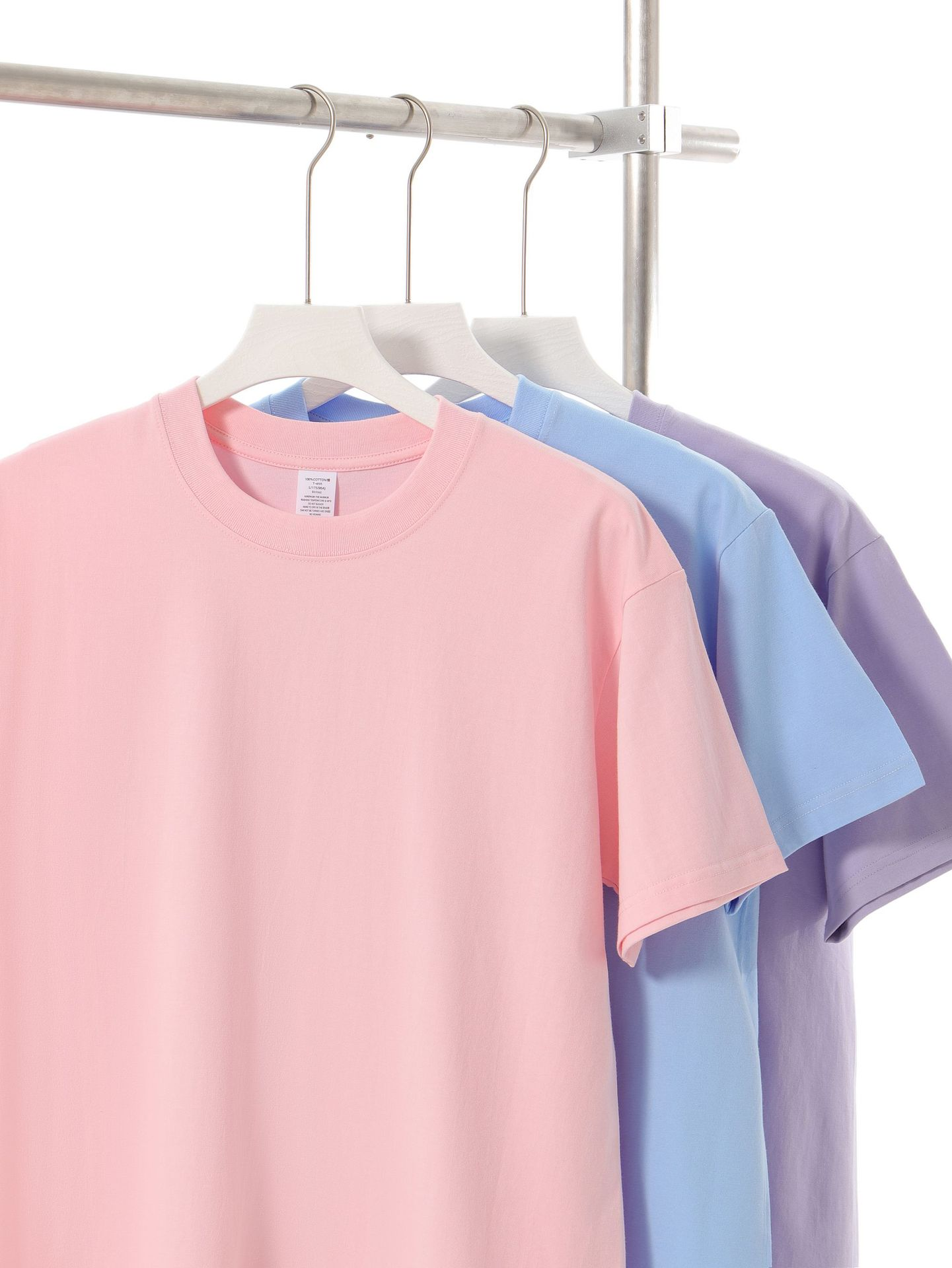 Summer cotton T-shirts in multiple colors