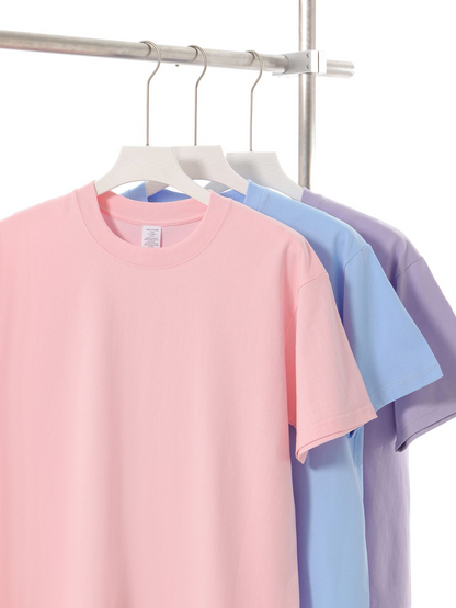 Summer cotton T-shirts in multiple colors