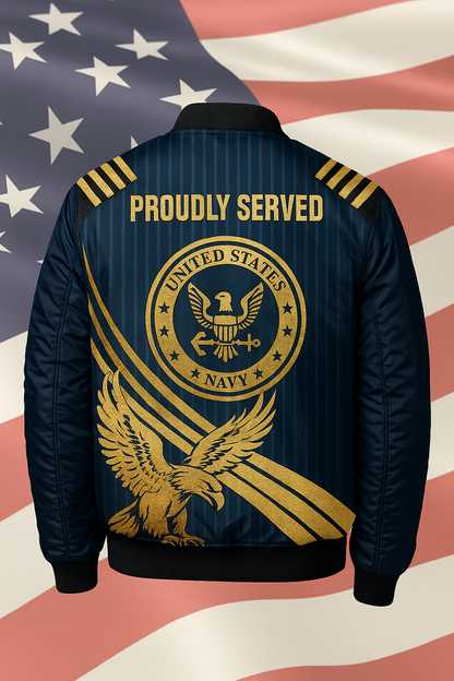 Men's US Navy Honor Performance Bomber Jacket