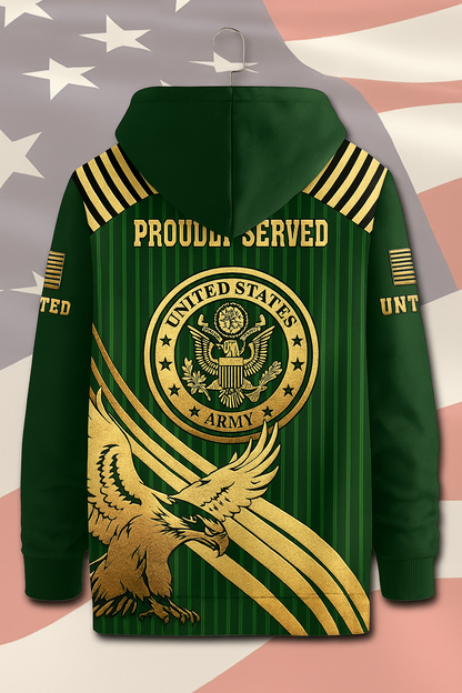 Men's US Army Honor Performance Zip-Up Hoodie