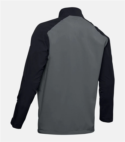 Men's Black & Grey Performance Golf Jacket