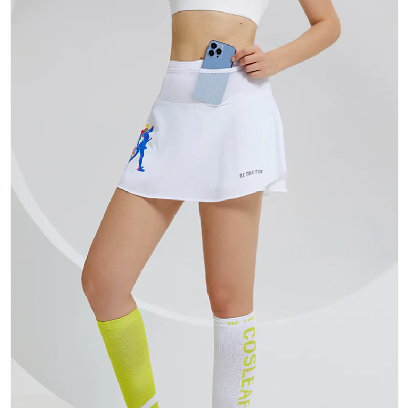 Women's Artistic Print Tennis Skort (Vibrant Sport Series)