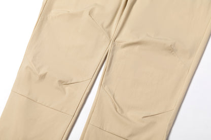 Khaki Quick - Dry Slim - Fit Trousers