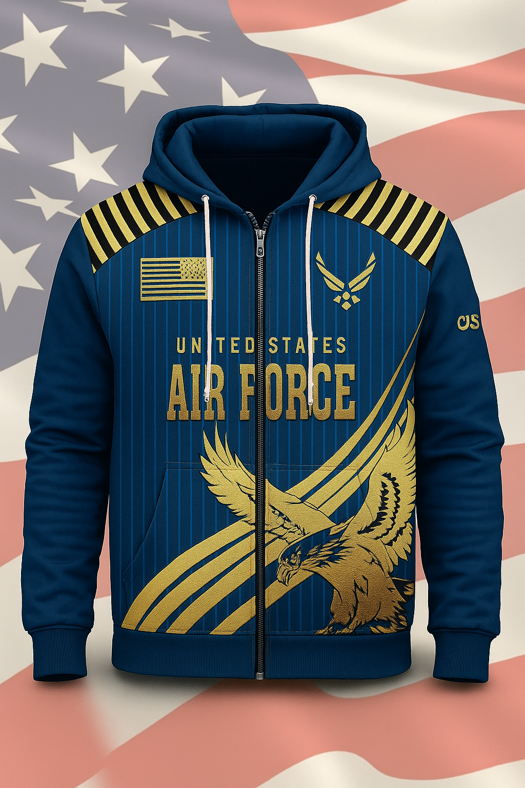 Men's US Air Force Honor Performance Zip-Up Hoodie