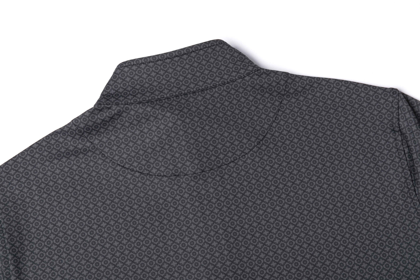 Men's Patterned Golf Quarter-Zip Pullover (Modern Textured Series)