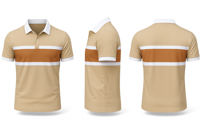 Stylish Sport Golf Color-Block Polo Shirt