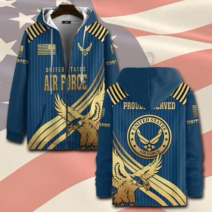 Men's US Air Force Honor Performance Zip-Up Hoodie
