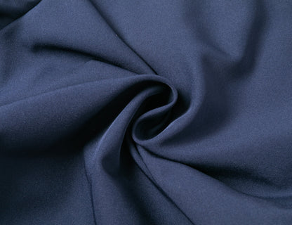 Men's Dark Blue Straight-Leg Trousers