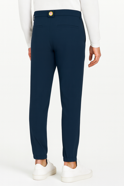 Navy Blue Business Casual Trousers