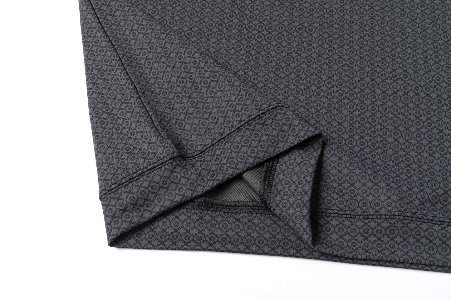 Men's Patterned Golf Quarter-Zip Pullover (Modern Textured Series)