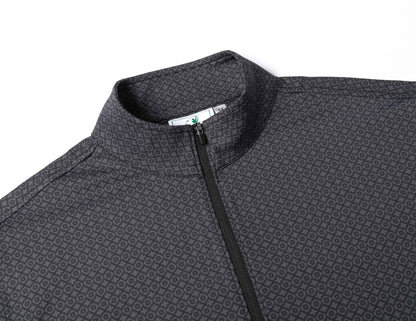 Men's Patterned Golf Quarter-Zip Pullover (Modern Textured Series)