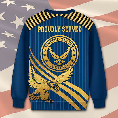 Men's US Air Force Honor Performance Crew Neck Sweatshirt