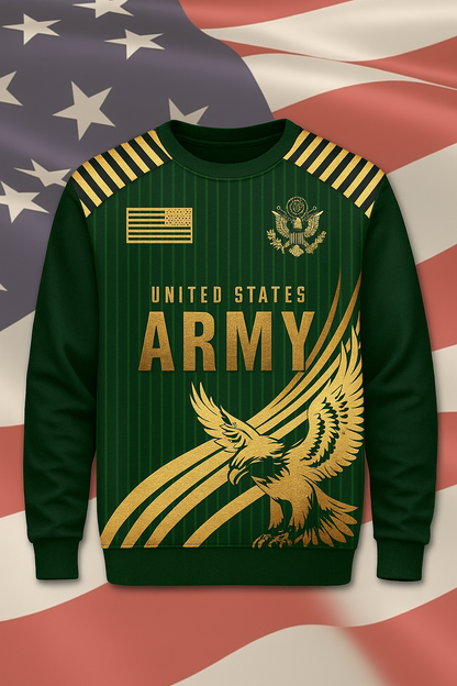 Men's US Army Honor Performance Crew Neck Sweatshirt