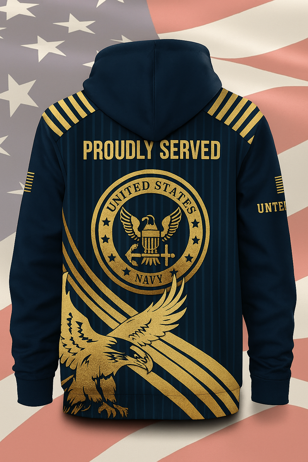 Men's US Navy Honor Performance Zip-Up Hoodie