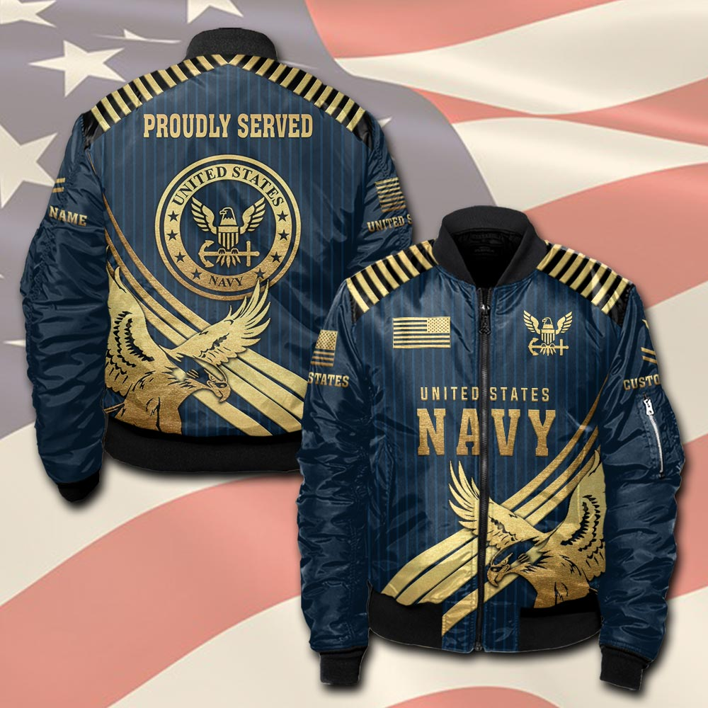 Men's US Navy Honor Performance Bomber Jacket