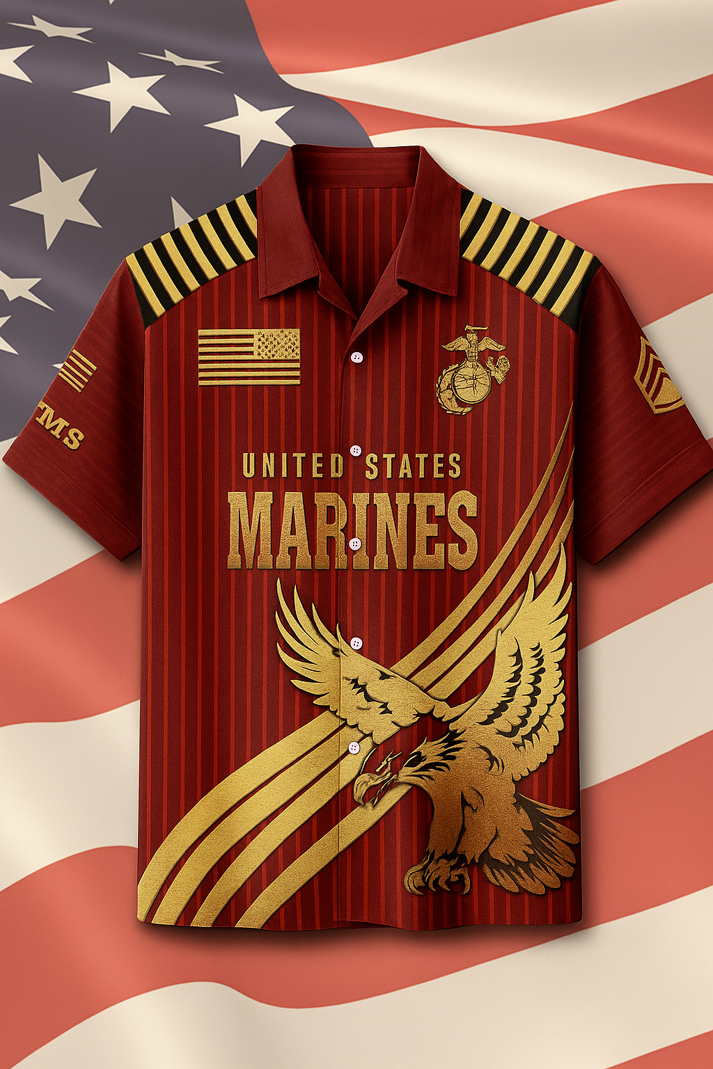 Men's US Marines Honor Performance Button-Down Shirt