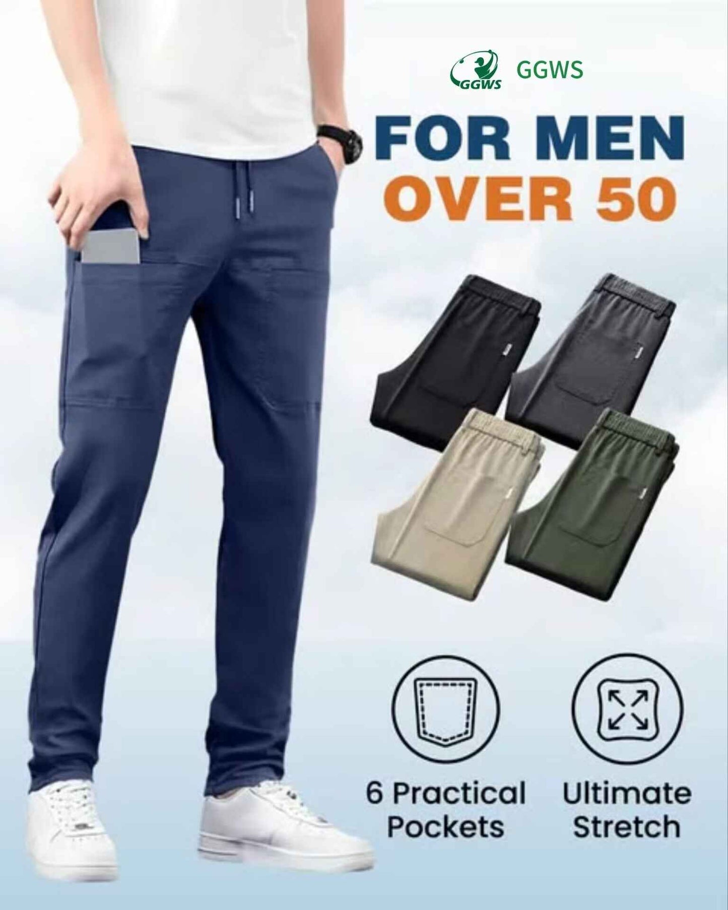 Men's Casual Jogger Pants (Everyday Essential Collection)