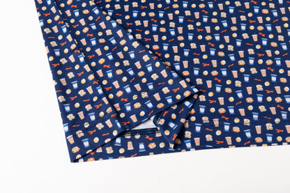 Gourmet Patterns Antimicrobial quick dry slim fit polo shirt