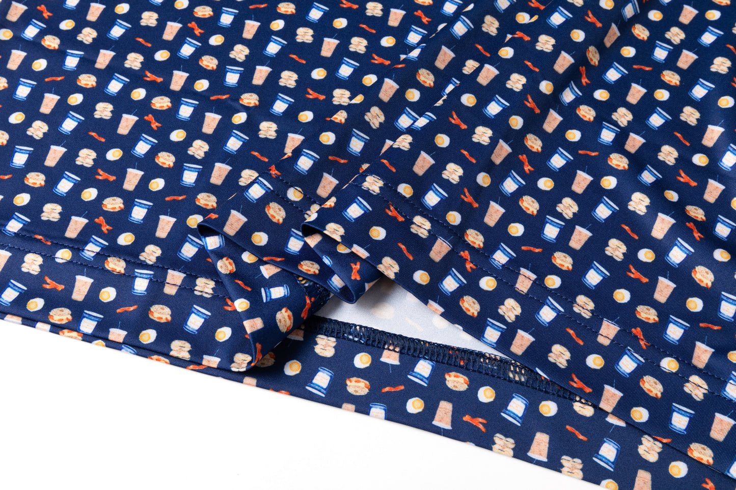 Gourmet Patterns Antimicrobial quick dry slim fit polo shirt