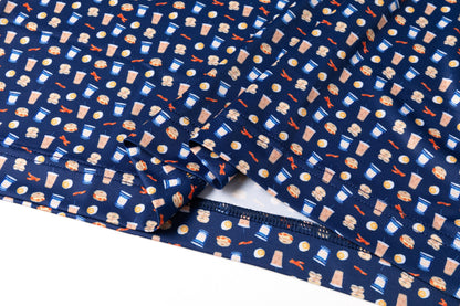 Gourmet Patterns Antimicrobial quick dry slim fit polo shirt