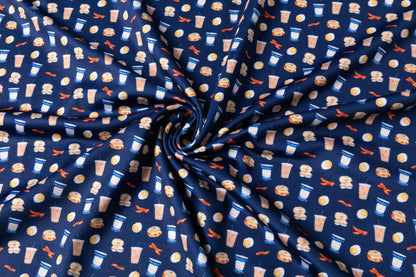 Gourmet Patterns Antimicrobial quick dry slim fit polo shirt