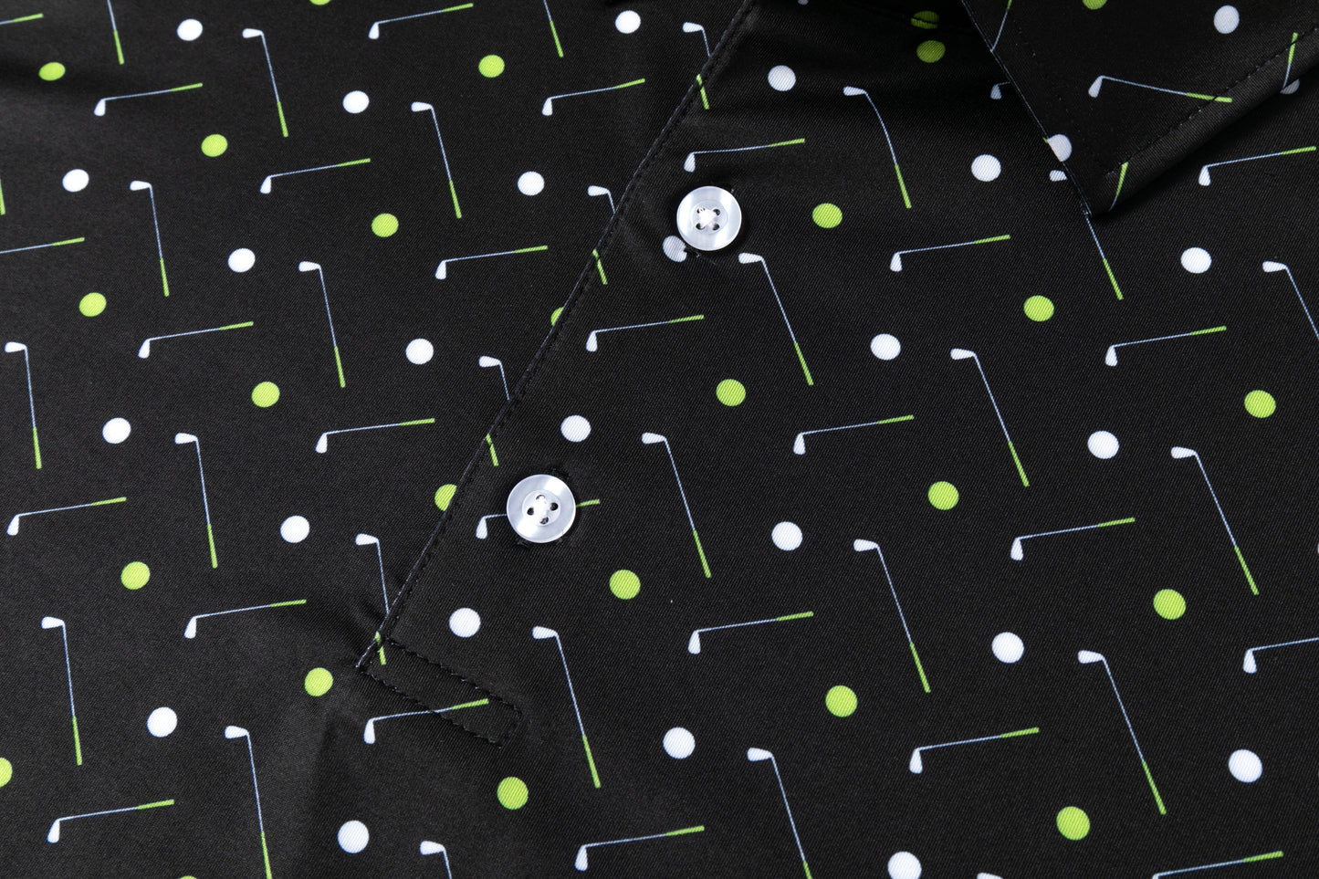 Golf Equipment Patterns Antimicrobial quick dry slim fit polo shirt