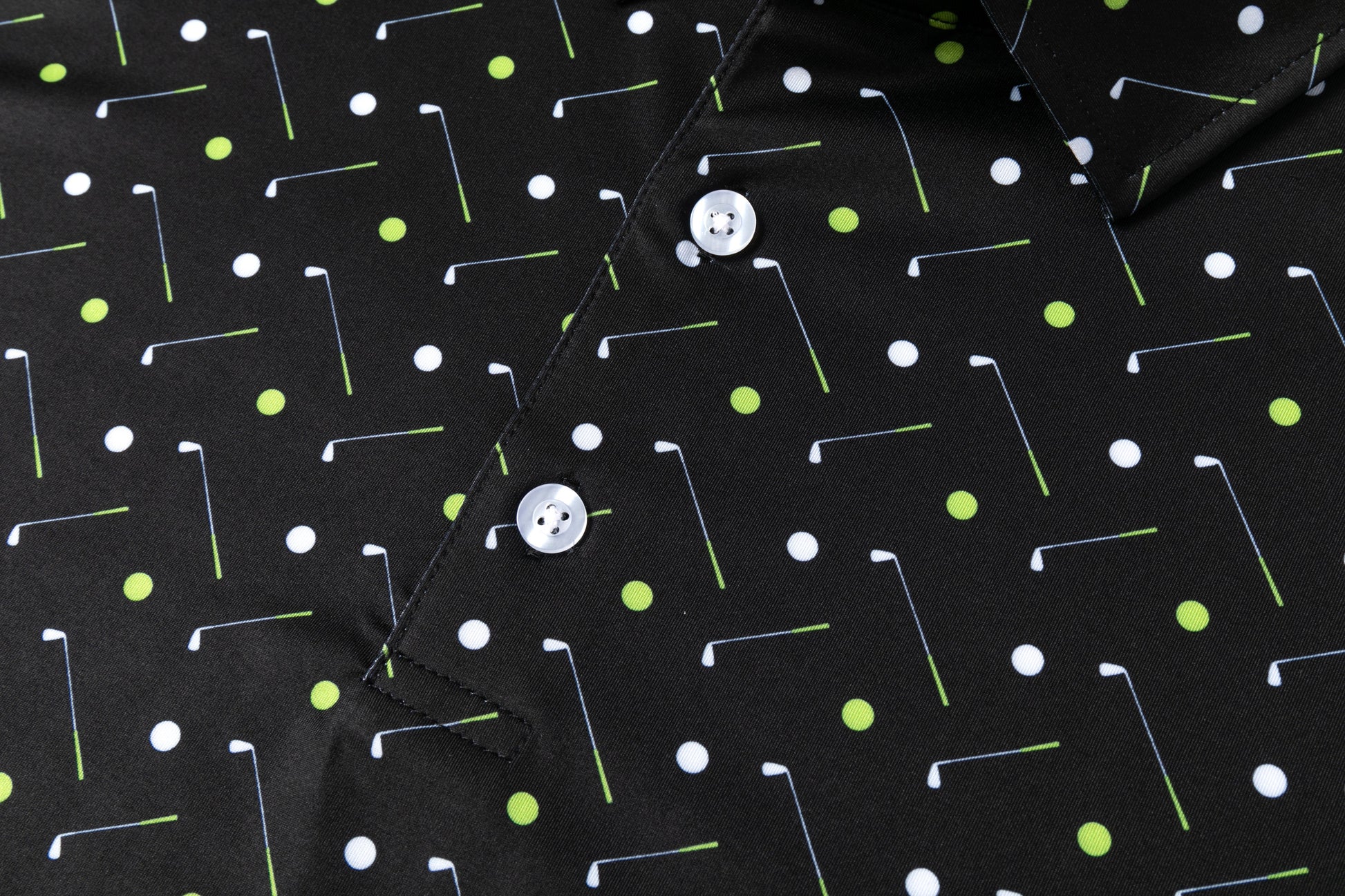 Golf Equipment Patterns Antimicrobial quick dry slim fit polo shirt