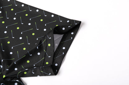 Golf Equipment Patterns Antimicrobial quick dry slim fit polo shirt