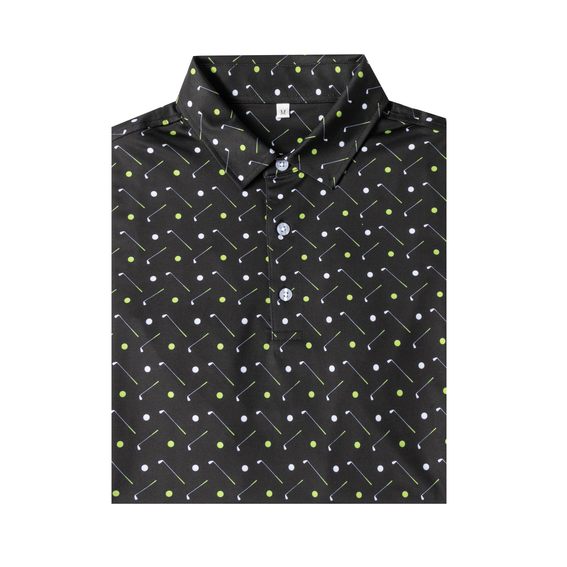 Golf Equipment Patterns Antimicrobial quick dry slim fit polo shirt