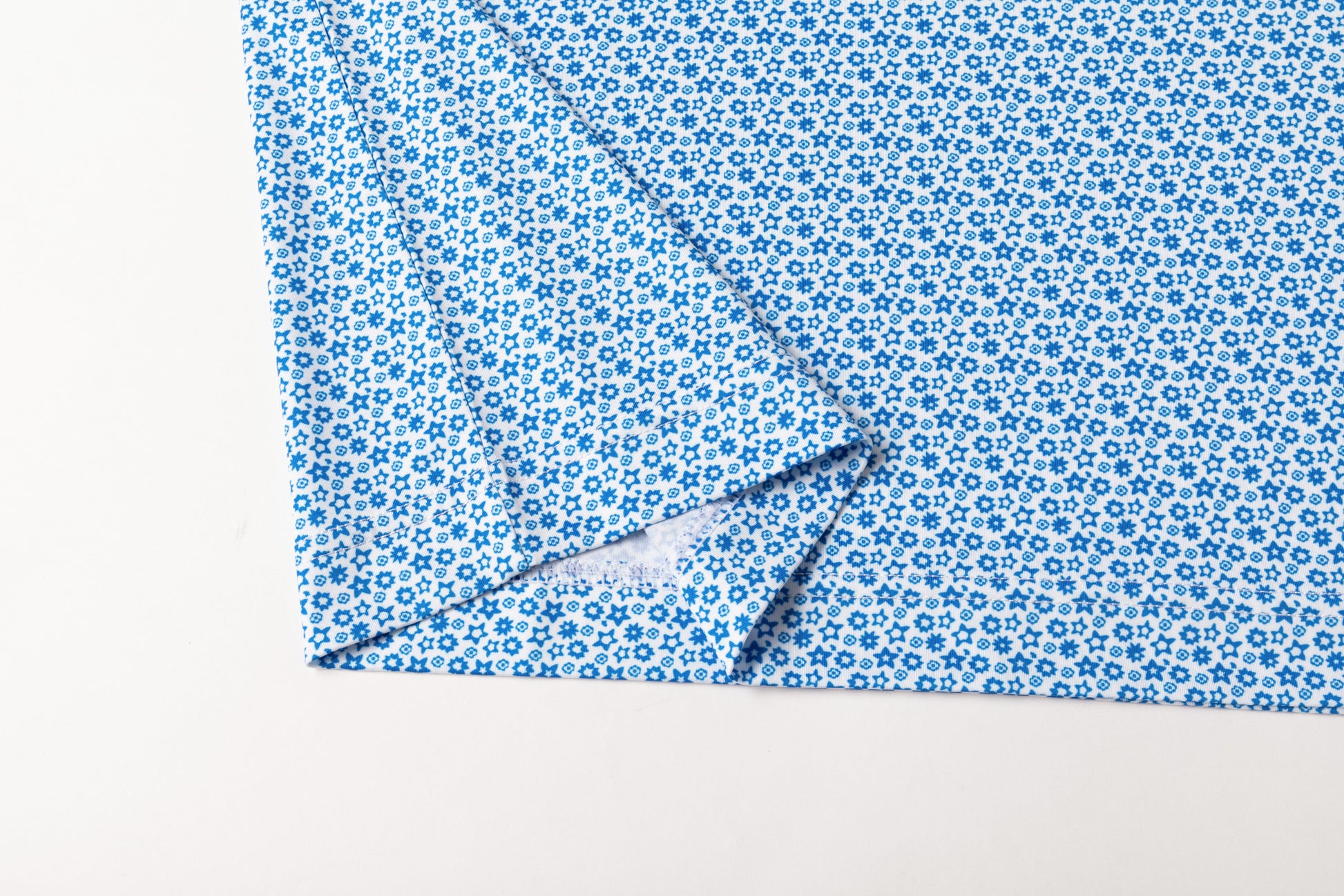 Small Star Pattern Antimicrobial quick dry slim fit polo shirt