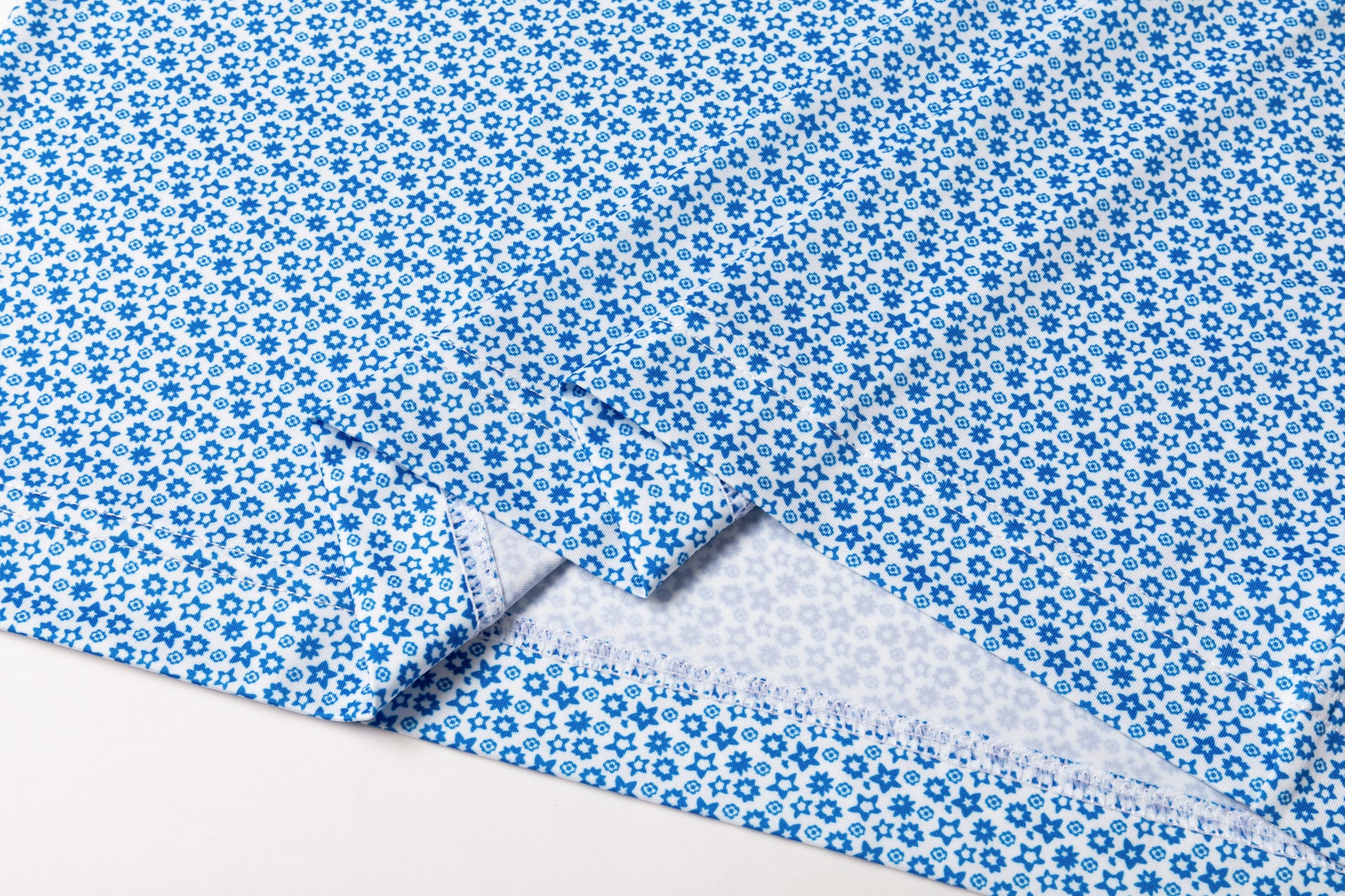 Small Star Pattern Antimicrobial quick dry slim fit polo shirt