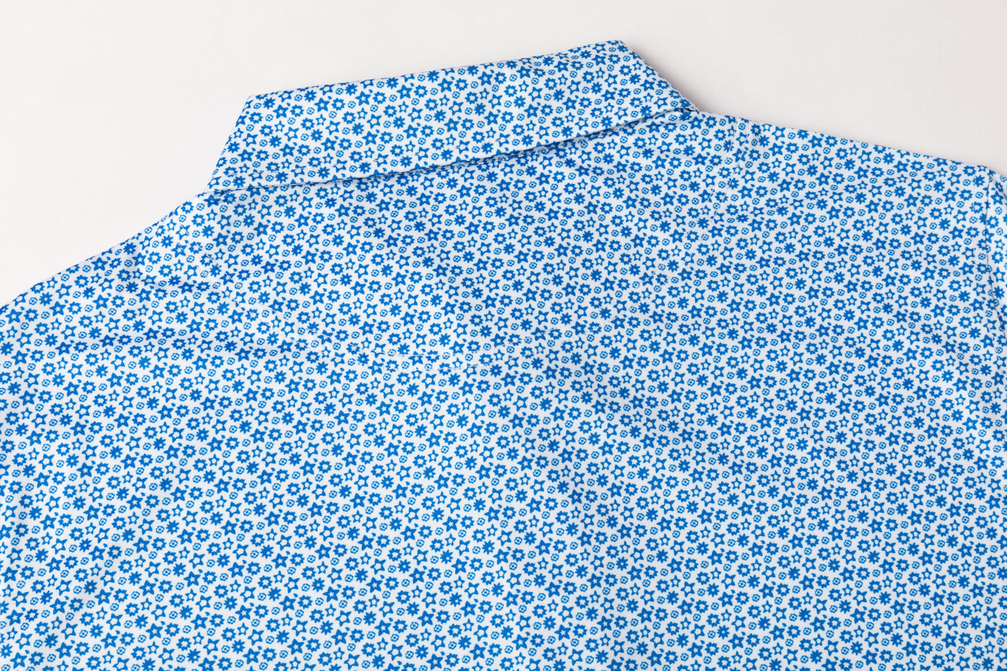Small Star Pattern Antimicrobial quick dry slim fit polo shirt