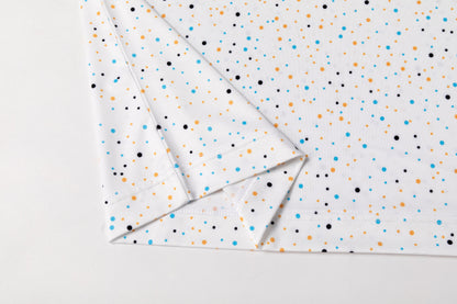 Colorful polka dot print Antimicrobial quick dry slim fit polo shirt