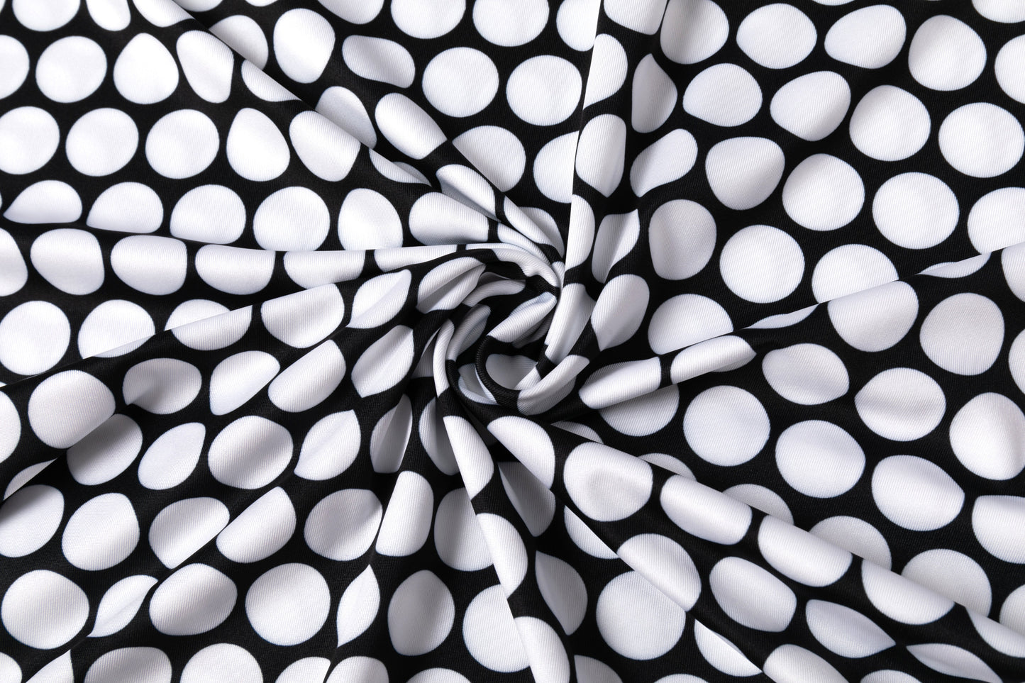 polka dot pattern Antimicrobial quick dry slim fit polo shirt