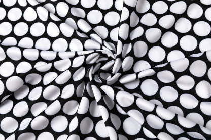 polka dot pattern Antimicrobial quick dry slim fit polo shirt