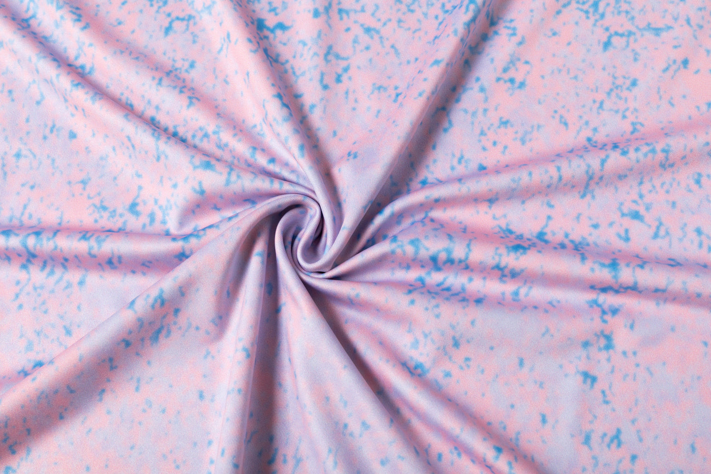 Pink - blue splatter pattern Antimicrobial quick dry slim fit polo shirt