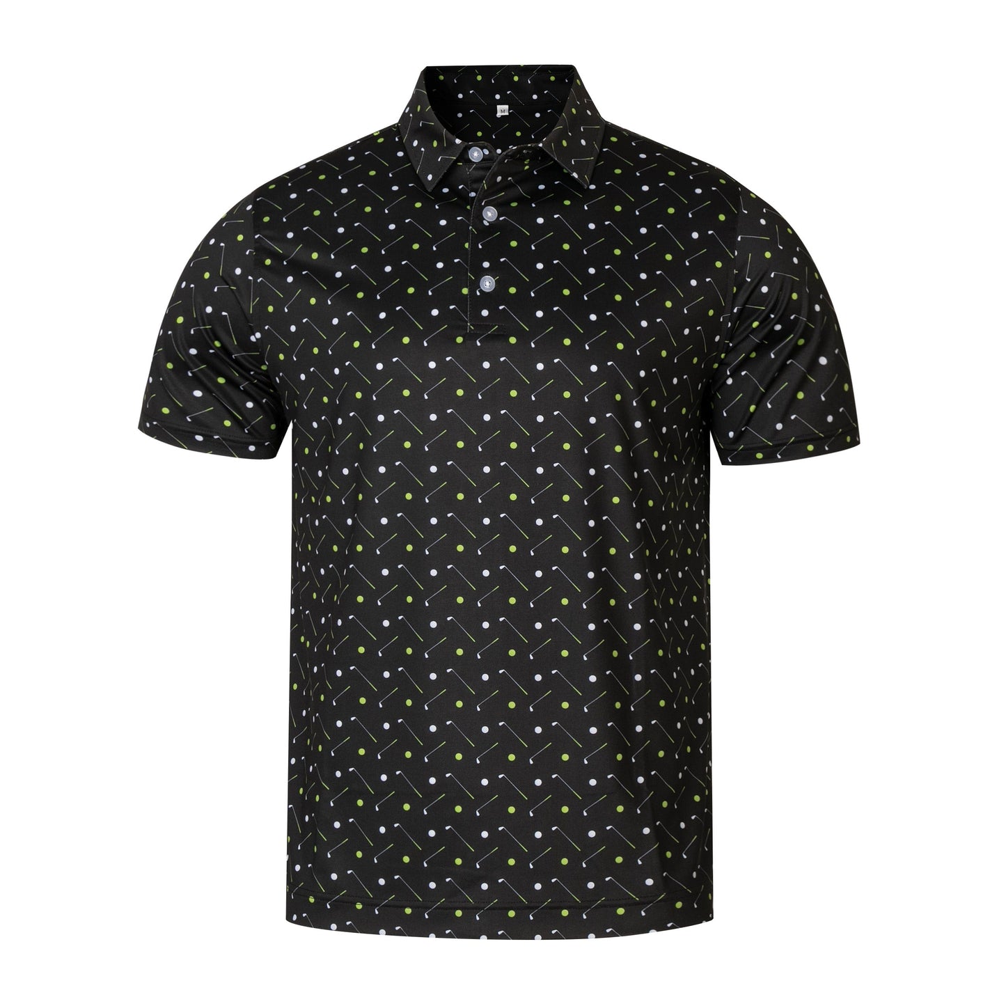 Golf Equipment Patterns Antimicrobial quick dry slim fit polo shirt