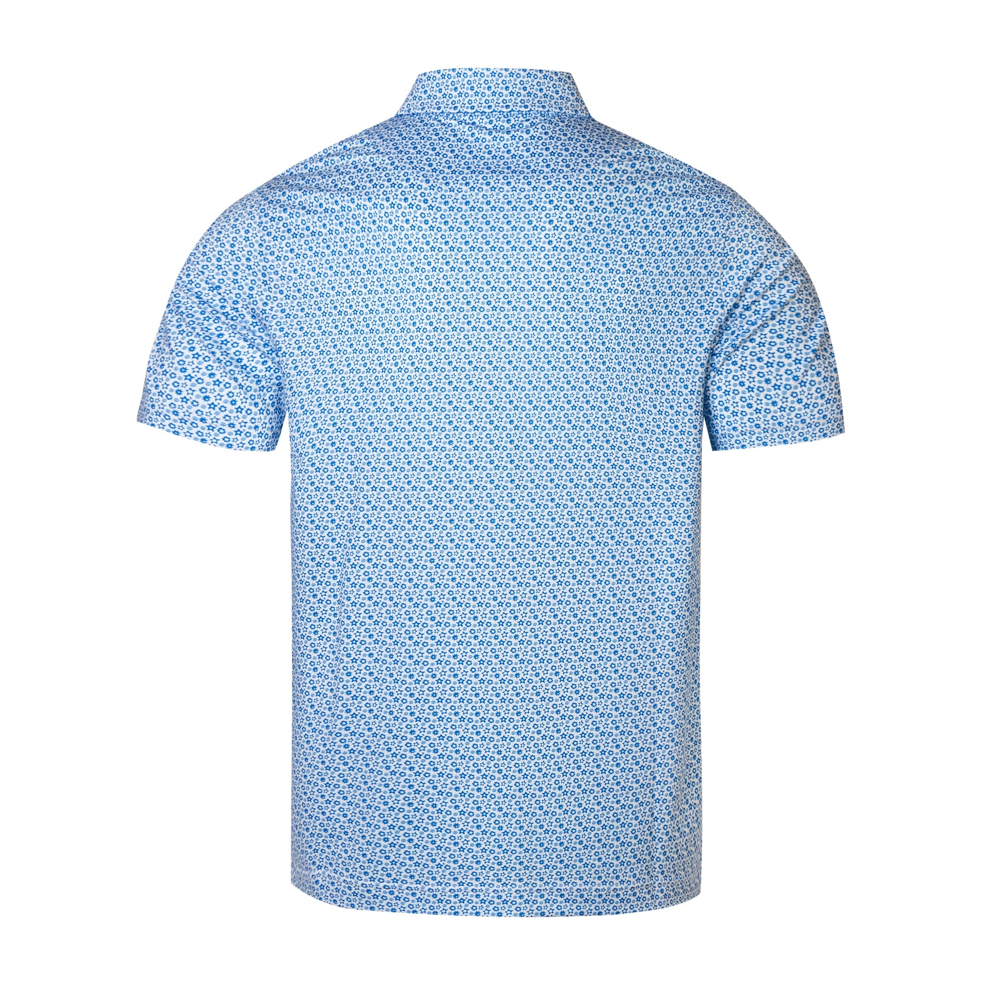 Small Star Pattern Antimicrobial quick dry slim fit polo shirt