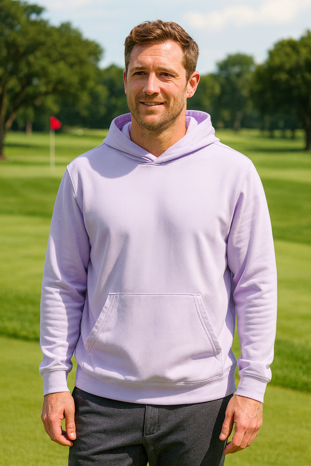 Women's Lightweight Golf Hoodie (Lavender Comfort Series)