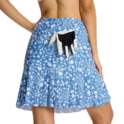 Women's Paisley Floral Golf Skort (Bohemian Sport Series)