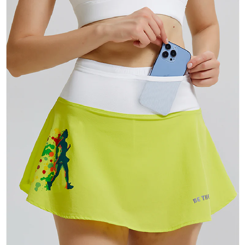 Women's Artistic Print Tennis Skort (Vibrant Sport Series)