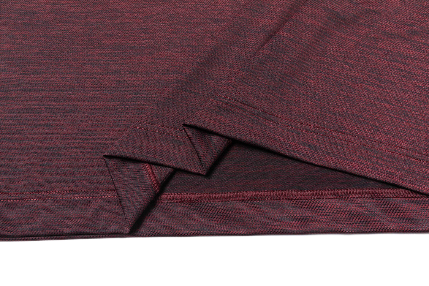 Men's Heathered Golf Hoodie (Burgundy Comfort Series)