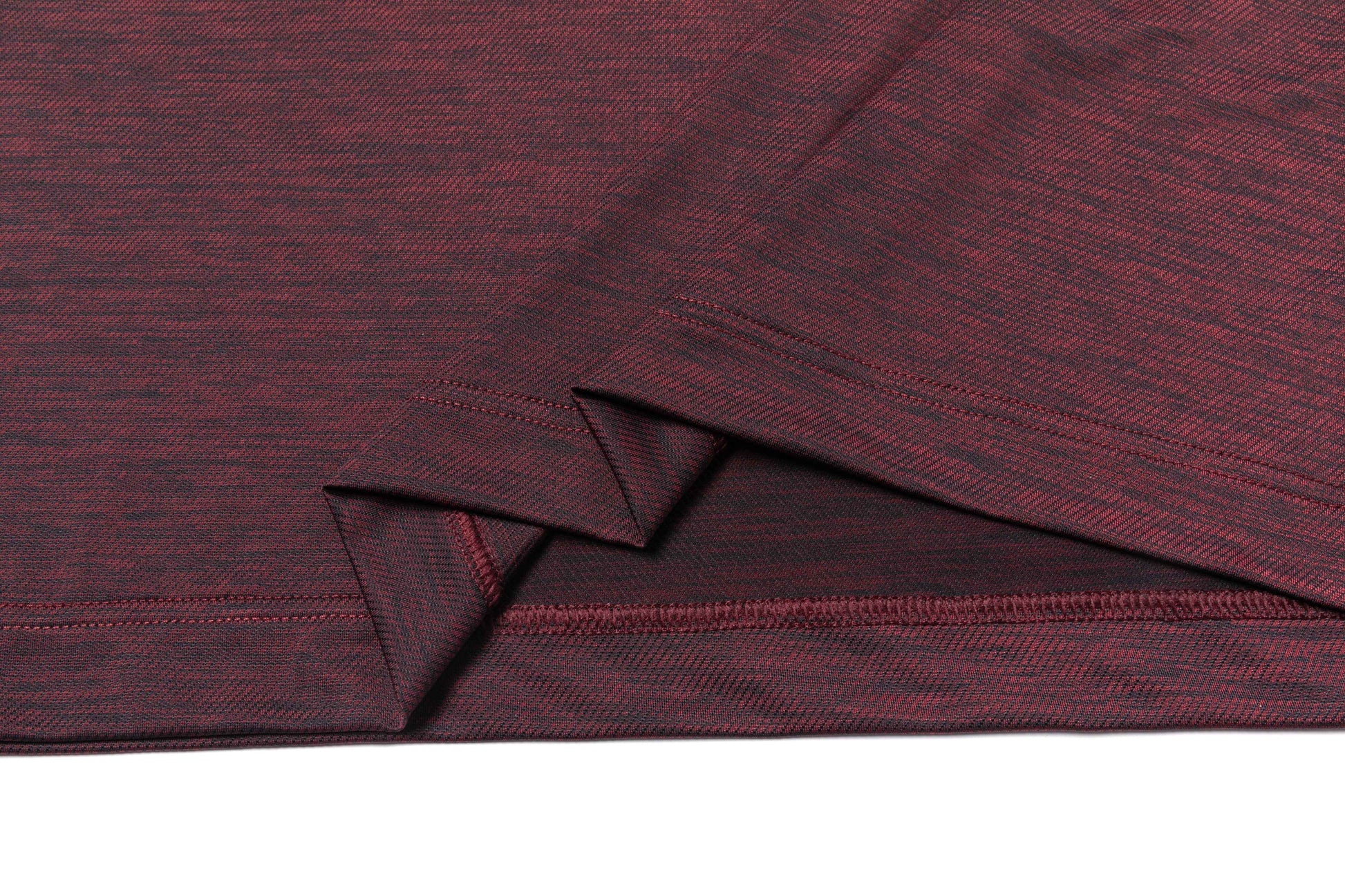 Men's Heathered Golf Hoodie (Burgundy Comfort Series)