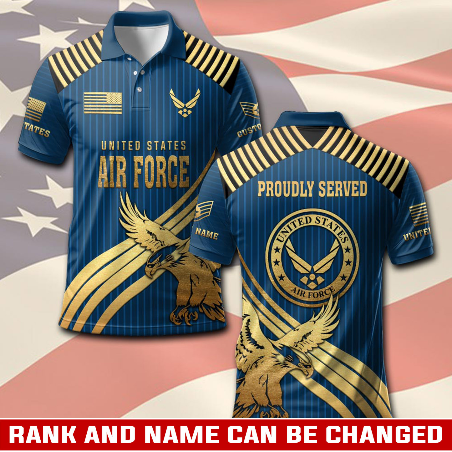 Men's US Air Force Honor Performance Polo