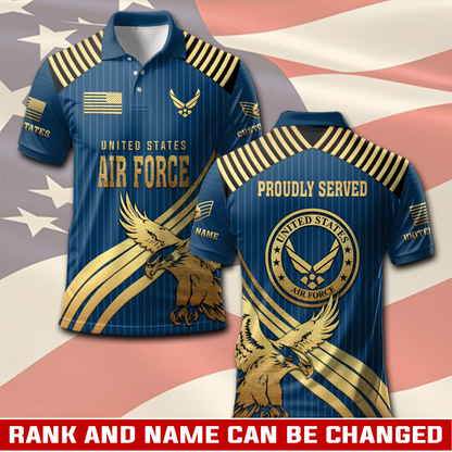 Men's US Air Force Honor Performance Polo
