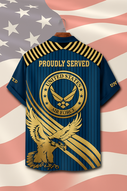 Men's US Air Force Honor Performance Button-Down Shirt