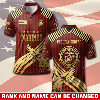 Men's US Marines Honor Performance Polo