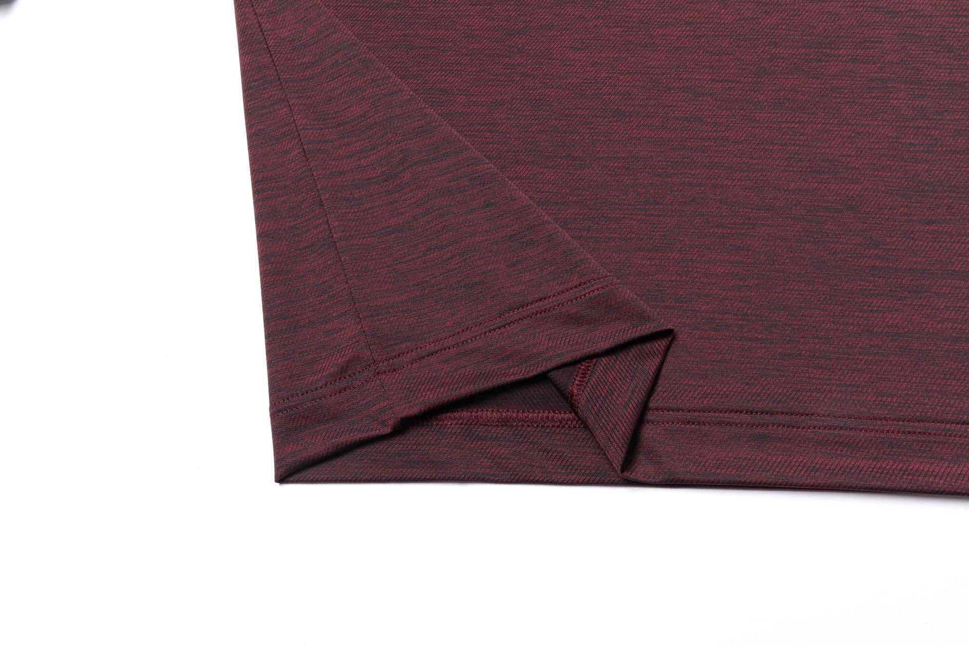 Men's Heathered Golf Hoodie (Burgundy Comfort Series)