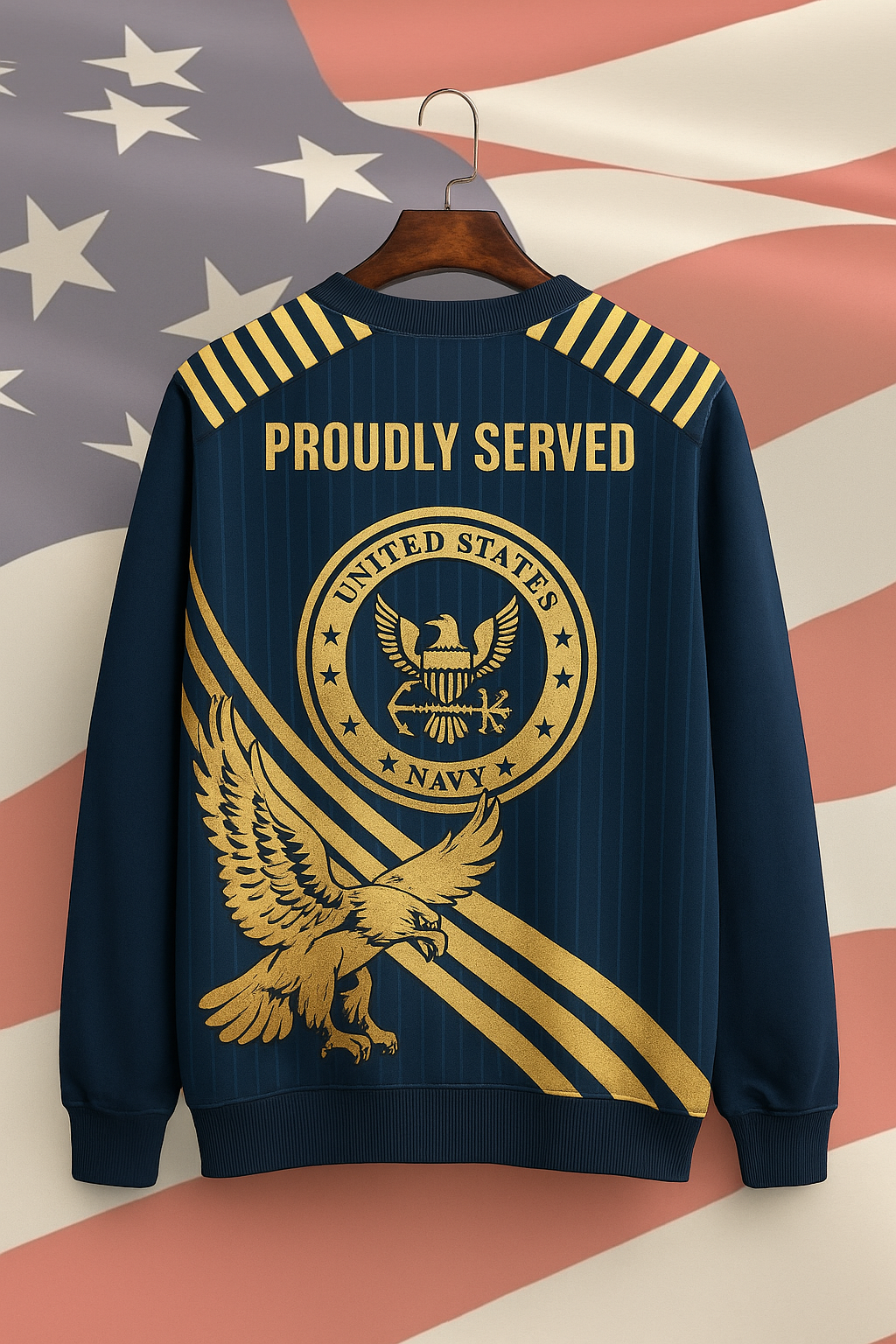 Men's US Navy Honor Performance Crew Neck Sweatshirt