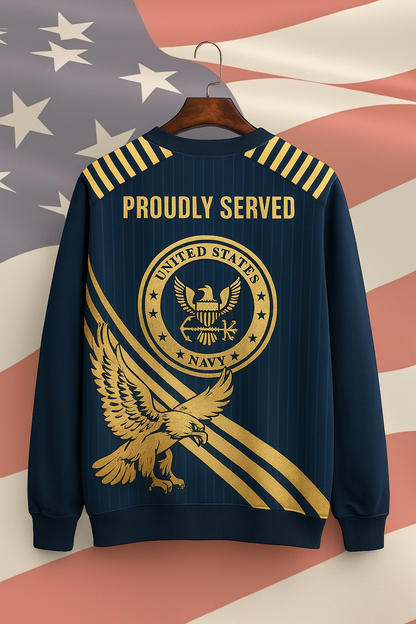 Men's US Navy Honor Performance Crew Neck Sweatshirt